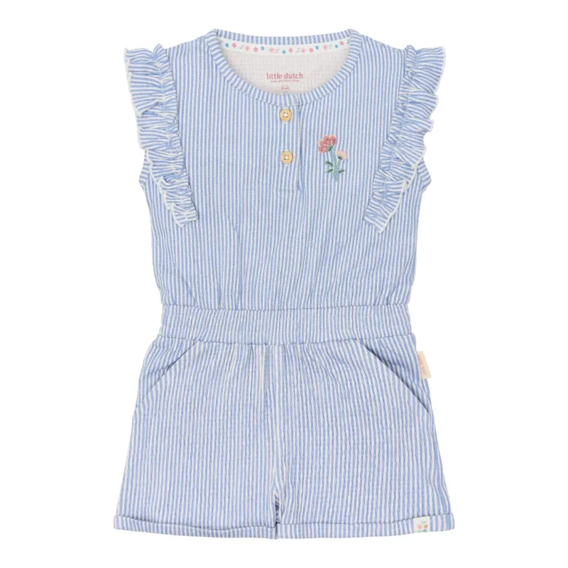 Tuinbroek - Blauw - Denim Blue Stripe