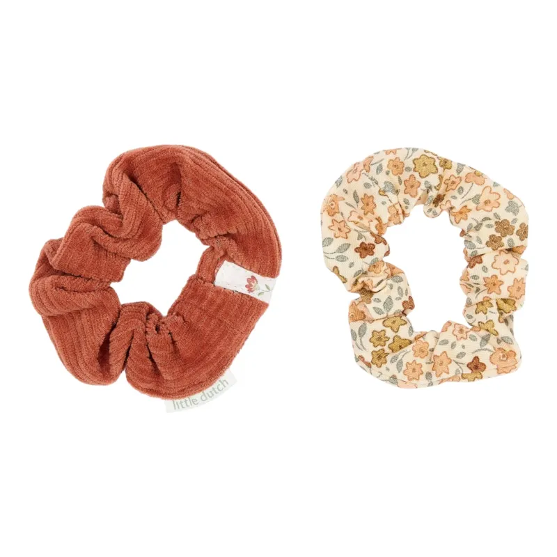 Scrunchie Set van 2 Roze One size