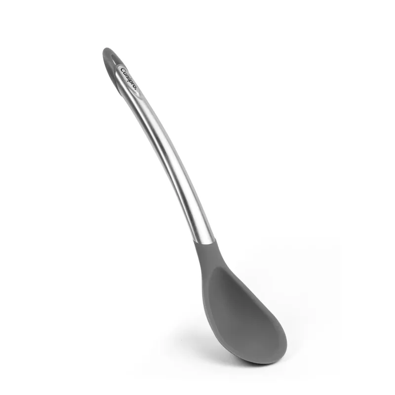 CUISIPRO Kochlöffel Elegance in grau, 30.5 cm long, with a sleek design for cooking and stirring.