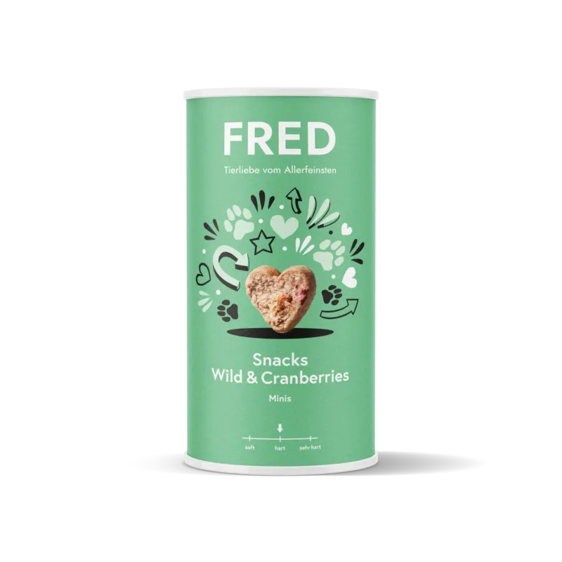 FRED Snacks Minis – Kleine Hundesnacks, gebacken & ohne Zusatzstoffe