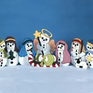 Snowman Nativity Woodcraft Patten(F) - The Winfield Collection