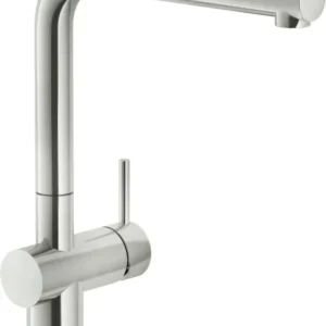 SYSTEMCERAM Armatur Sila heraus. Ausl. Edelstahlfinish 10302