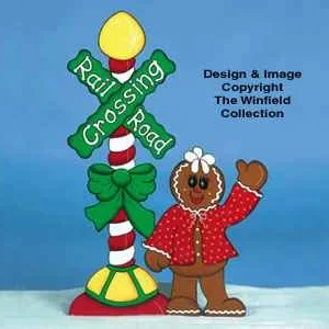 Gingerbread Railroad Crossing Pattern