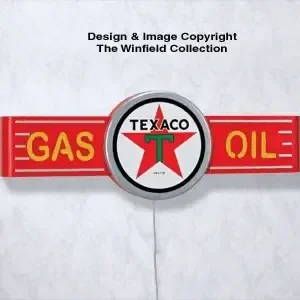 Gas & Oil Sign Wood Project Plan - The Winfield Collection