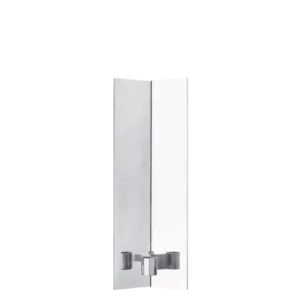 Eddy Wall Candle Holder in mirror polished steel with three candle cups