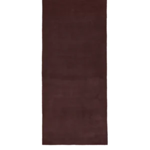 Stille Tufted Runner in Dark Pecan, seen from above