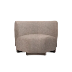 Rico Sofa Corner in Main Line Flax Coffee, narrow modular corner module