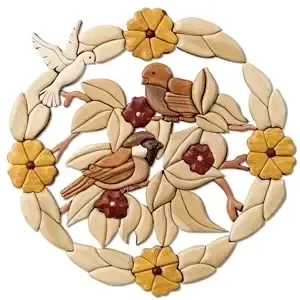 His Eye is on the Sparrow Intarsia Pattern - The Winfield Collection