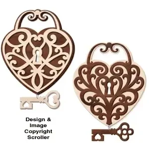 Key to My Heart Ornaments Pattern Set - The Winfield Collection