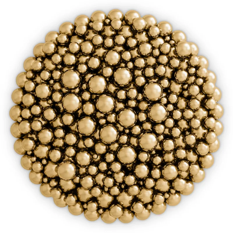 Round Brass Wall Object Silvershore | Eichholtz Miami