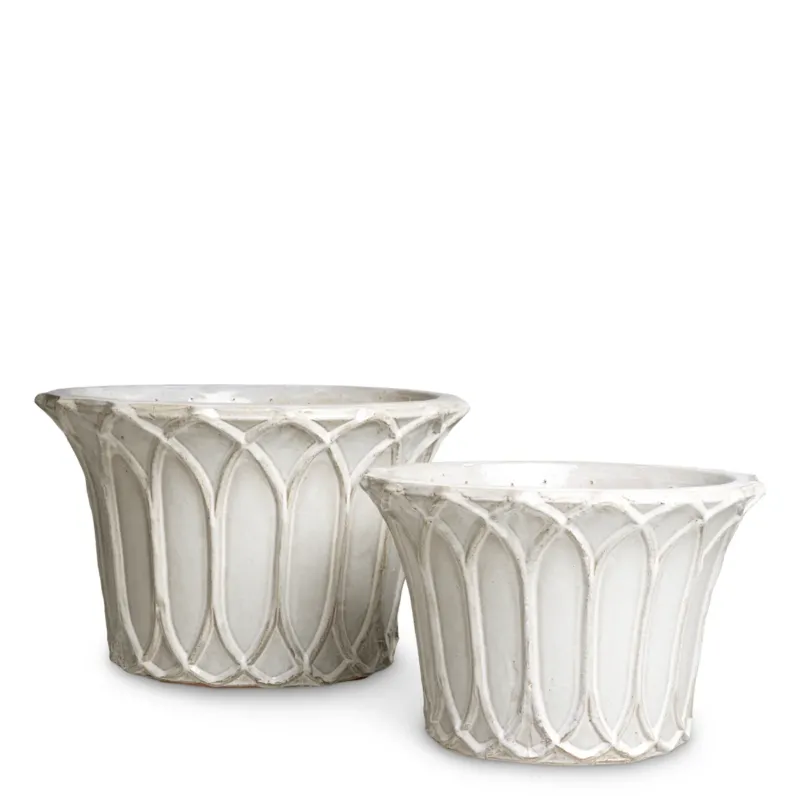 Ceramic Outdoor Planters (2) Iverson | Eichholtz Miami