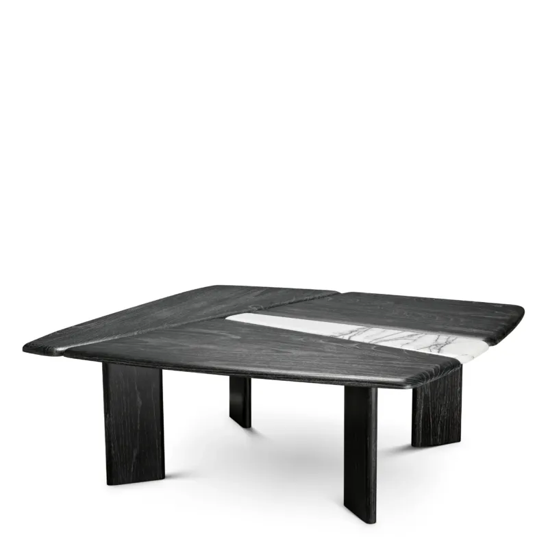 Gray Wooden Coffee Table Brinton | Eichholtz Miami