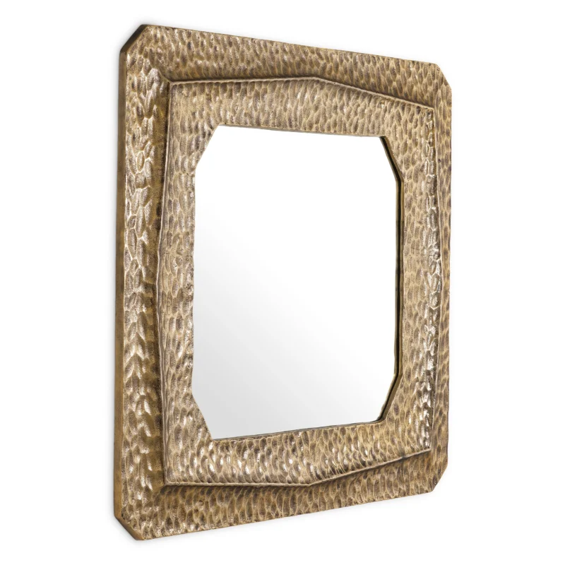 Vintage Brass Framed Mirror Thatcher | Eichholtz Miami