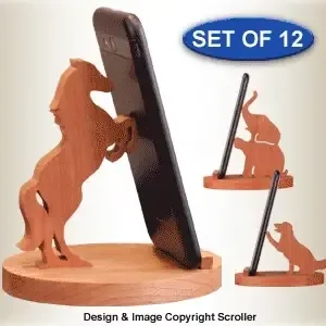 Animal Cell Phone Stands Pattern Set - Downloadable - The Winfield Collection