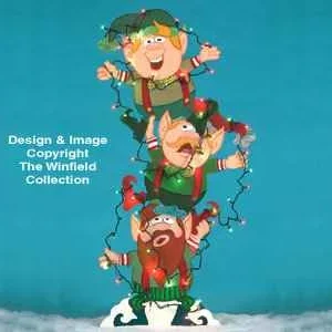 Tangled Elves Woodcraft Pattern