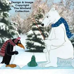 Ice Fishin' Friends Woodcrafting Pattern(F)