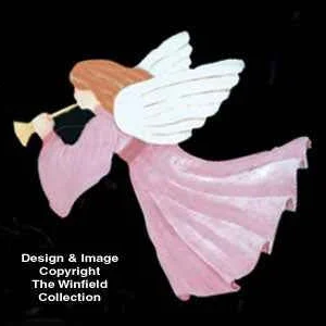 Angel W/Golden Horn Woodcraft Pattern