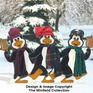 Penguin Kickline Woodcrafting Pattern(F)