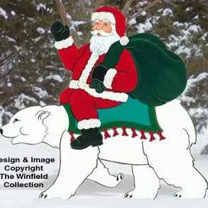 Polar Bear Express Woodcraft Pattern