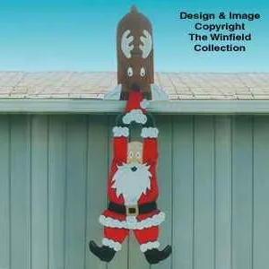 Falling Santa Woodcraft Pattern(F)