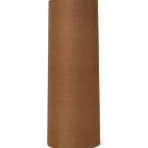 Eclipse Lampshade in curry, long cylindrical textile shade