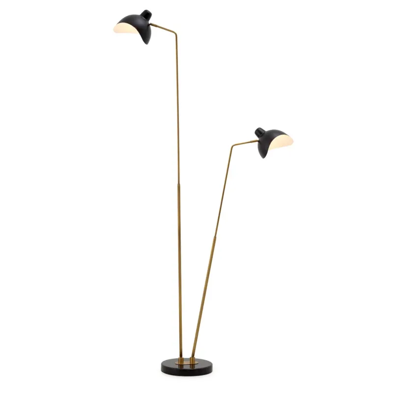 Industrial Double Floor Lamp Asta | Eichholtz Miami