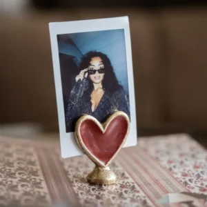 Handgemaakte Kaarthouder Pyar Heart
