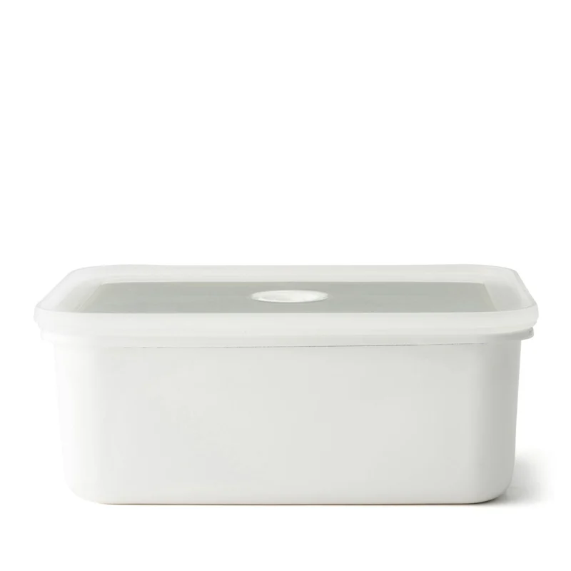 HONEYWARE | Emailledosen, VAKUUM, weiß, 2,8 L