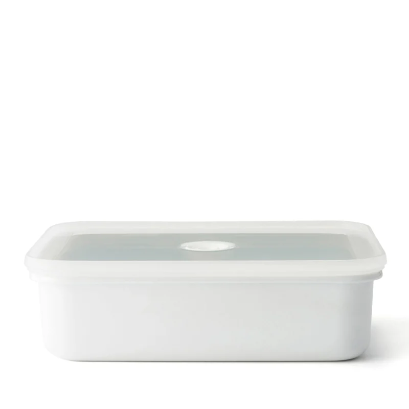 HONEYWARE | Emailledosen, VAKUUM, weiß, 1,85 L