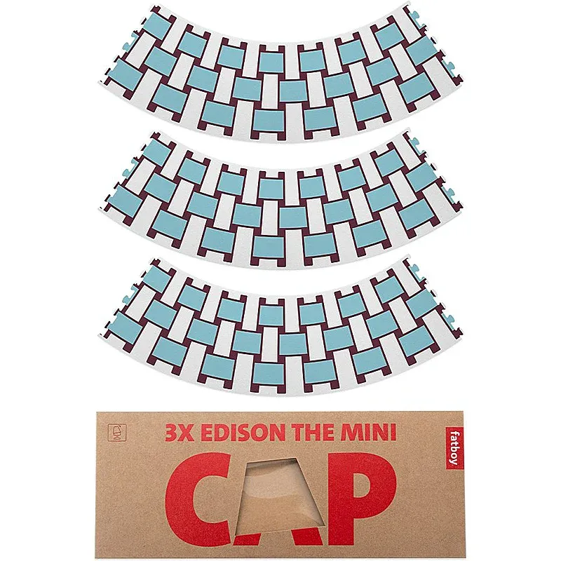 Fatboy mini cappie set basket weave sky (3 pcs)