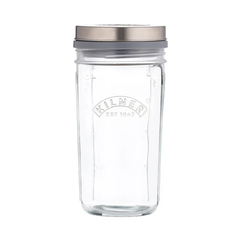 KILNER kefir set with 500 ml kefir starter culture, includes fermentation jar and instructions for making homemade kefir.
