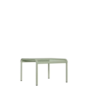 Dapple Low Table in tea green with perforated top, 57 x 57