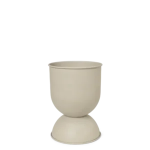 Hourglass Pot in cashmere, small