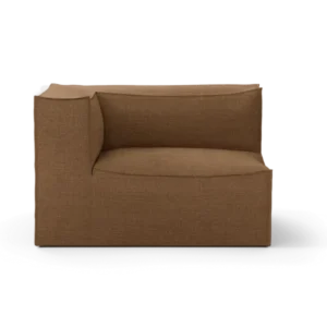 Catena Sofa Armrest Left S400 in Hot Madison smoked chocolate