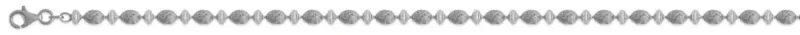 Italienische SATURNO Halskette, 925 Silber rhodiniert ca. 45 cm ca. 13,40g
