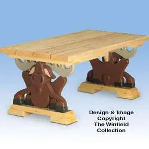 Moose Coffee Table Wood Project Plan