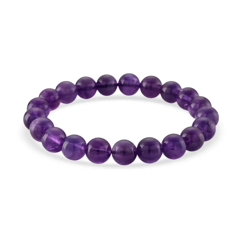 Afrikanischer Amethyst Armband Flexibles (ca.18-19 cm) ca. 110,00 ct.