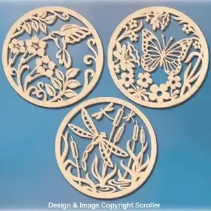 Spring Creature Wall Art Scroll Saw Patterns - Downloadable - The Winfield Collection