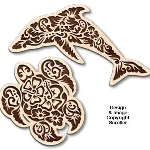 Floral Sea Life Wall Art Patterns - Downloadable - The Winfield Collection