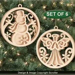 3D Christmas Ornaments Design Pattern - Downloadable - The Winfield Collection