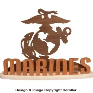 Marines Shelf Sitter Pattern - Downloadable - The Winfield Collection