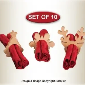 Holiday Napking Rings Pattern - Downloadable - The Winfield Collection