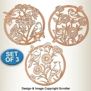 Spring Bird Wall Art Pattern - Downloadable - The Winfield Collection