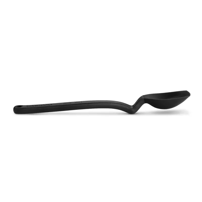 DREAMFARM MINI SUPON Kochlöffel, small wooden cooking spoon with ergonomic handle, ideal for stirring and serving in the kitchen.