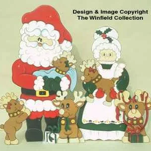Santa's Reindeer Preschool Pattern(F)