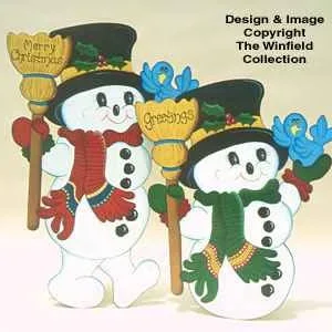 Mr. Chills & Frosty Woodcraft Pattern