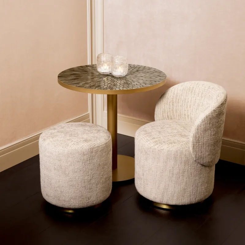 Beige Swivel Dining Chair Greer | Eichholtz Miami