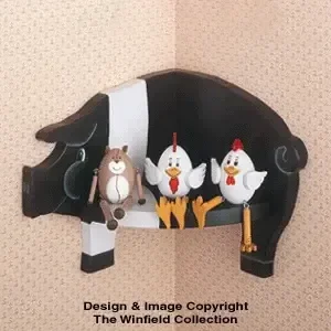 Animal Corner Shelves Woodcraft Pattern(F) - The Winfield Collection