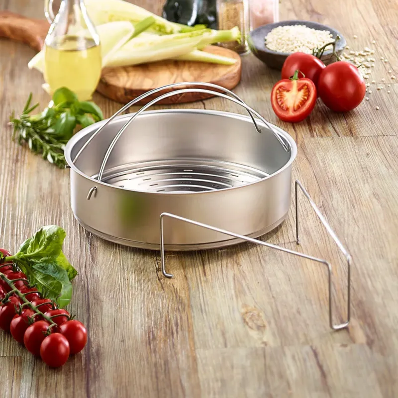 Accesorio cestillo con puente para cocinar al vapor Fissler-Cestillo 26 cm + puente-