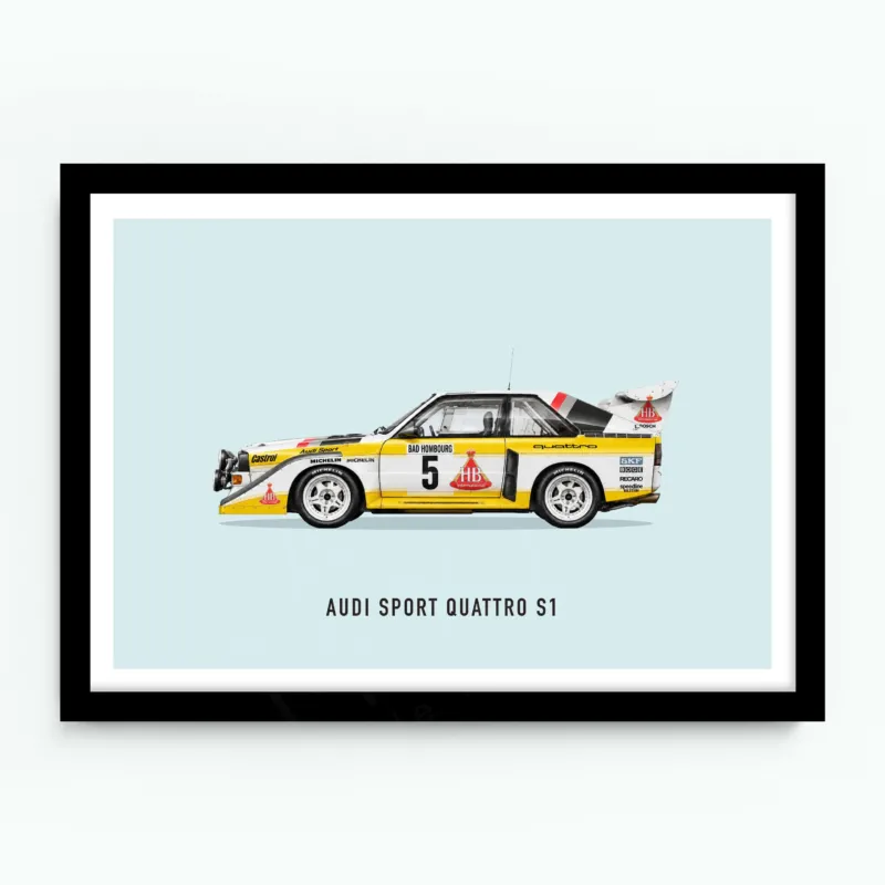 Audi Sport Quattro S1 Car Poster